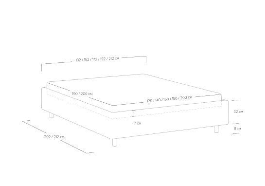 Кровать Scandinavia